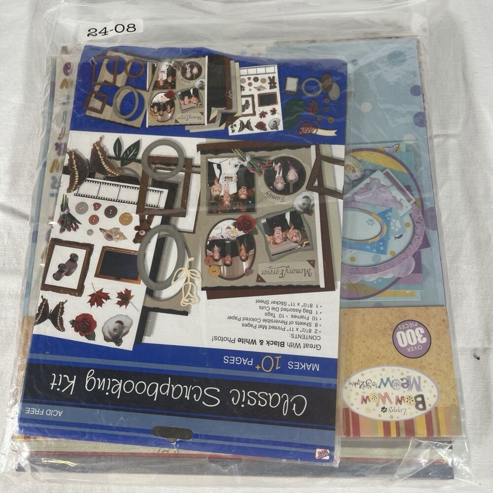 Scrapbooking Lot 12 Pieces Sue Zipkin Cat & Dog Classic Scrapbooking Kit Variety - Picture 7 of 8